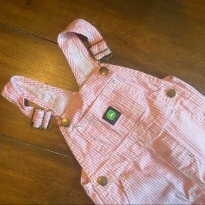 Pink John Deere Overalls EUC